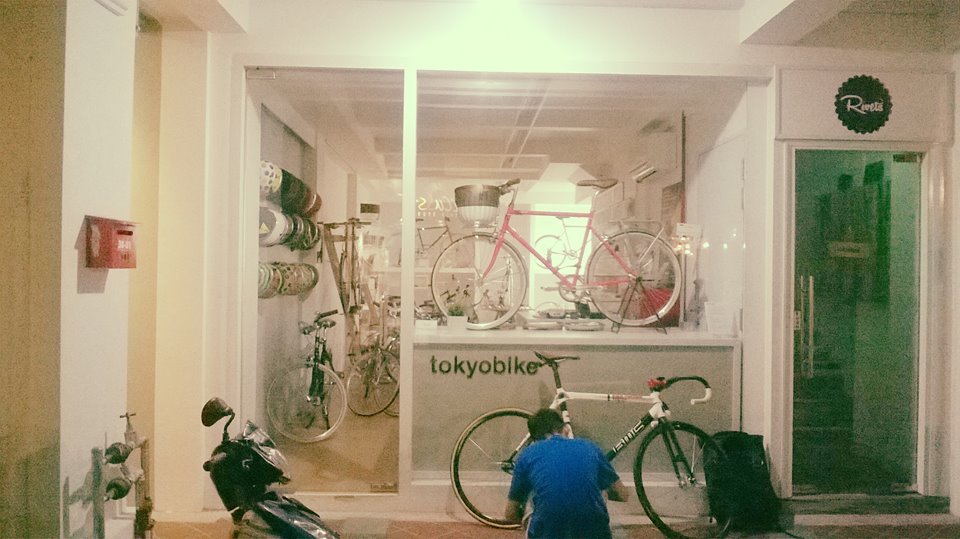 Tokyobike,, salah satu toko sepeda di Haji Lane yang bisa dibilang paling terkenal di Singapore.